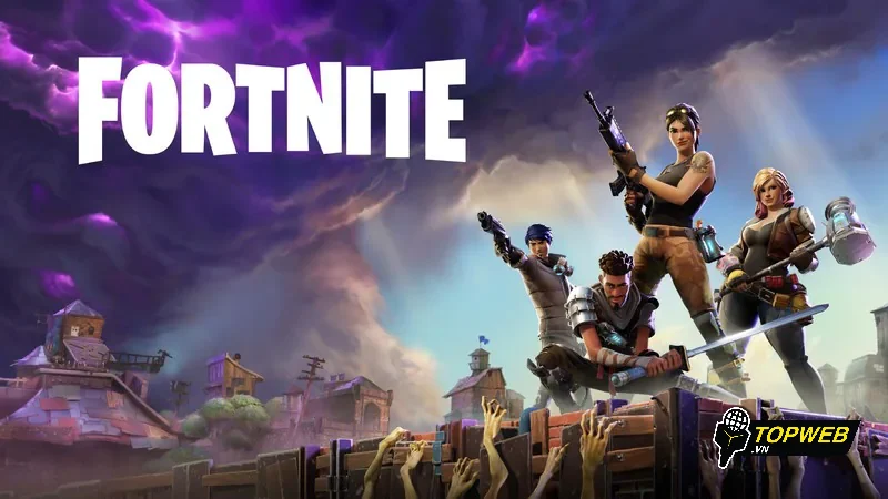 Fortnite Battle Royale xuất hiện trong top 4 game bắn súng hot