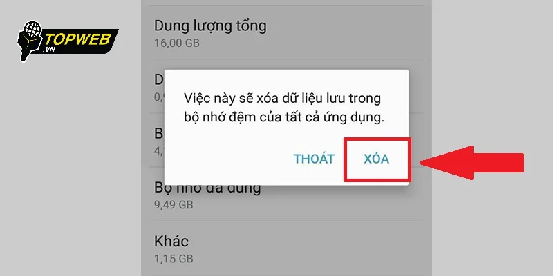 Xóa bộ nhớ đệm và dữ liệu là một mẹo tiết kiệm pịn khi chơi game trên điện thoại